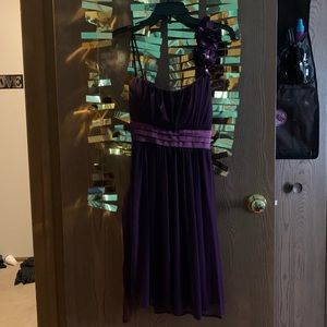 Purple flower dress